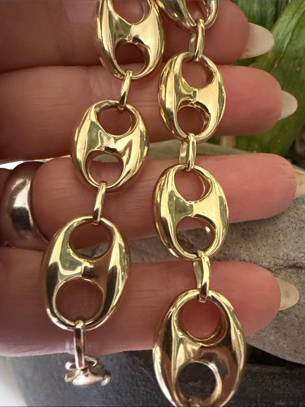 10 karat gold, mariner, Bracelet